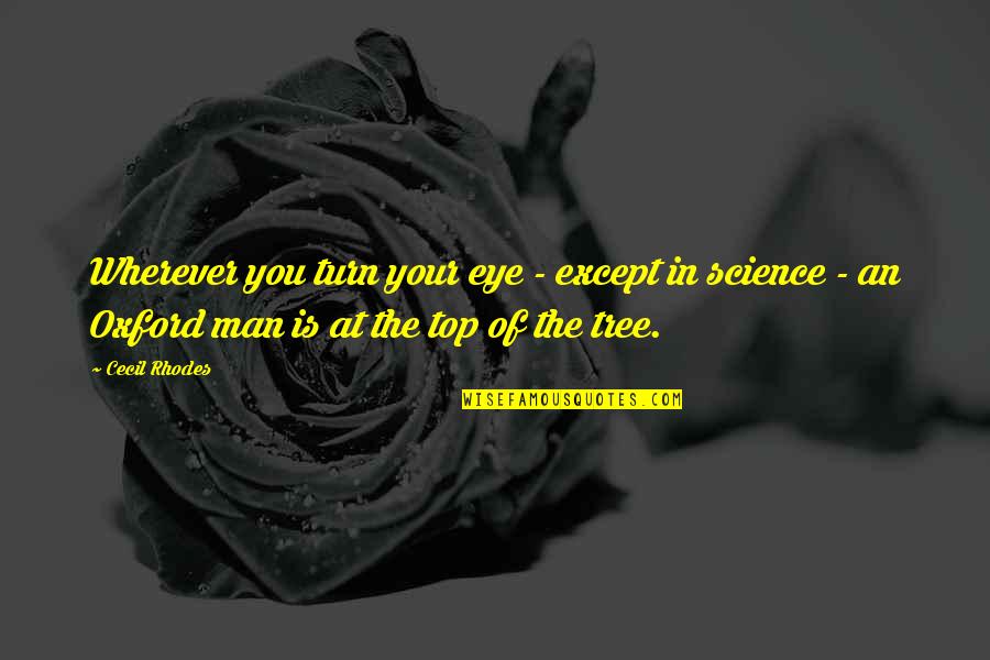 You Science Quotes By Cecil Rhodes: Wherever you turn your eye - except in
