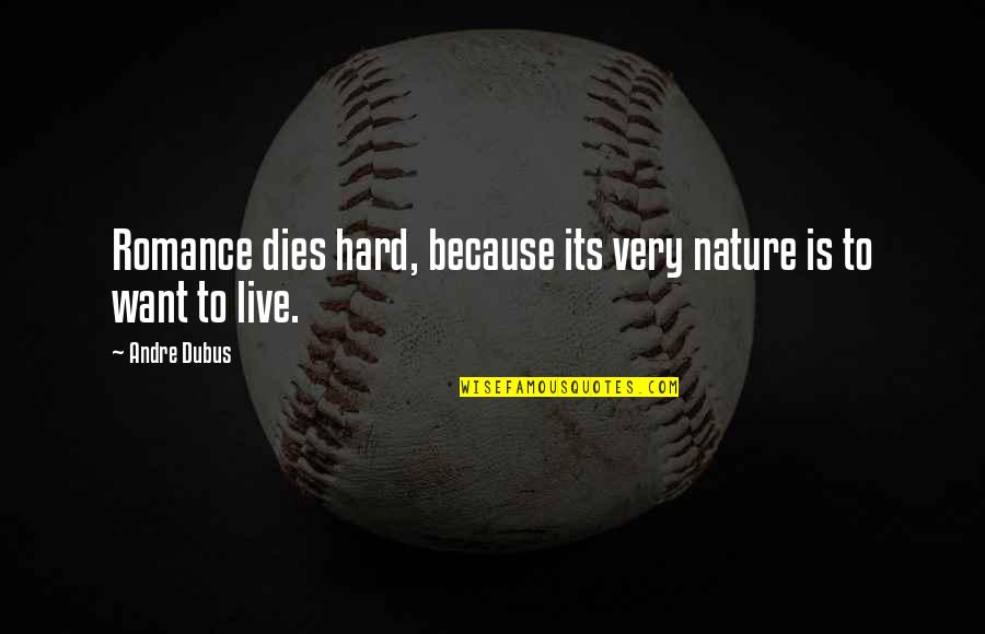 You Will Always Be My Favorite What If Quotes By Andre Dubus: Romance dies hard, because its very nature is
