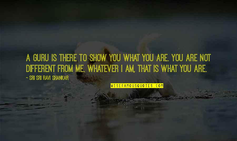 You Will Realise Quotes By Sri Sri Ravi Shankar: A Guru is there to show you what You Will Realise Quotes By Sri Sri Ravi Shankar: A Guru is there to show you what