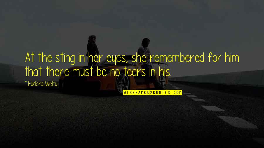 Younis Khan Quotes By Eudora Welty: At the sting in her eyes, she remembered