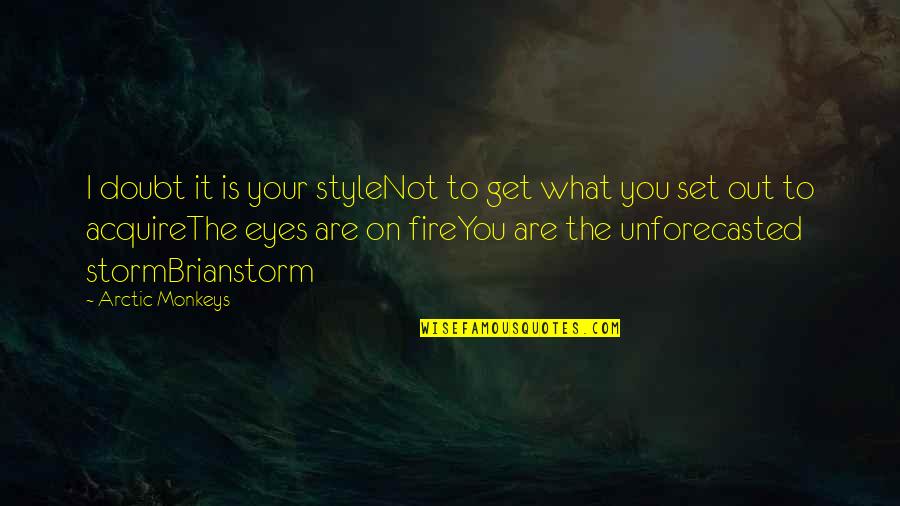 Your Eyes Are Quotes By Arctic Monkeys: I doubt it is your styleNot to get Your Eyes Are Quotes By Arctic Monkeys: I doubt it is your styleNot to get