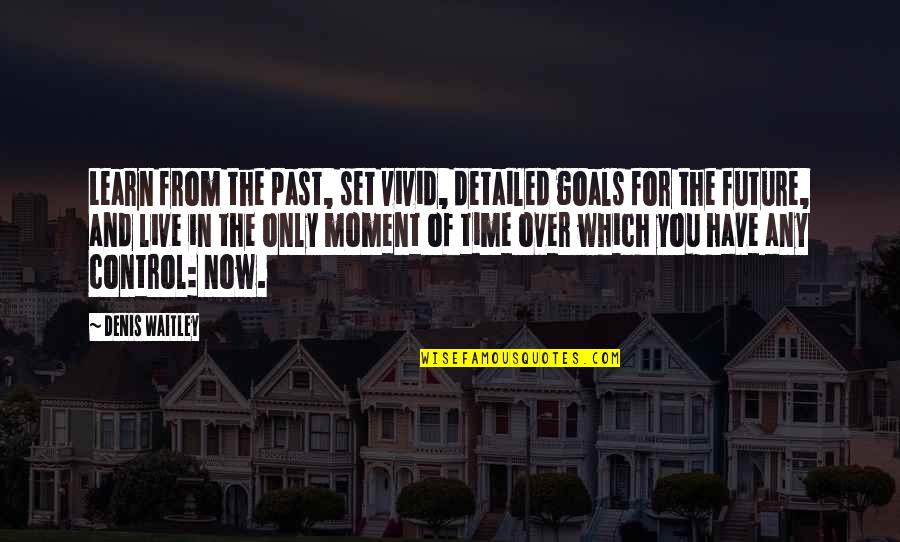 Your Future Goals Quotes By Denis Waitley: Learn from the past, set vivid, detailed goals