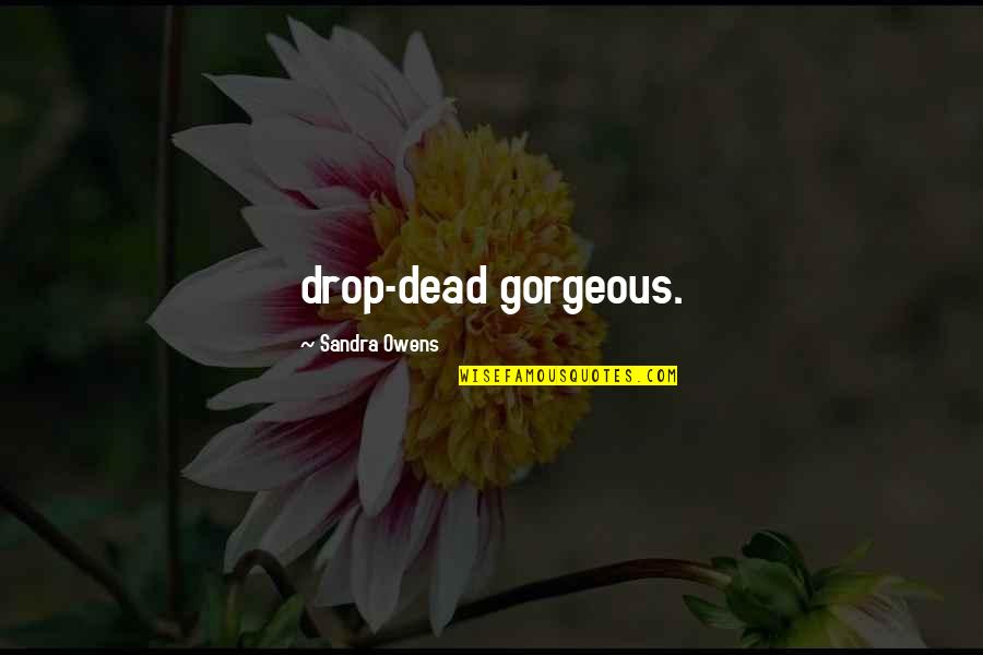 Your Gorgeous Quotes By Sandra Owens: drop-dead gorgeous.