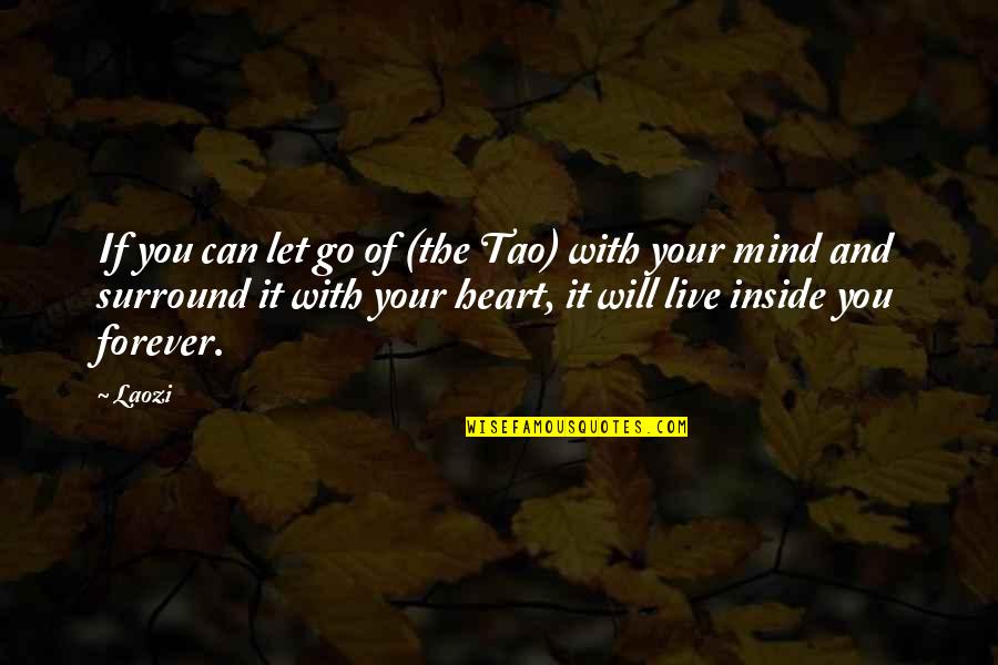 Your Heart And Mind Quotes By Laozi: If you can let go of (the Tao)