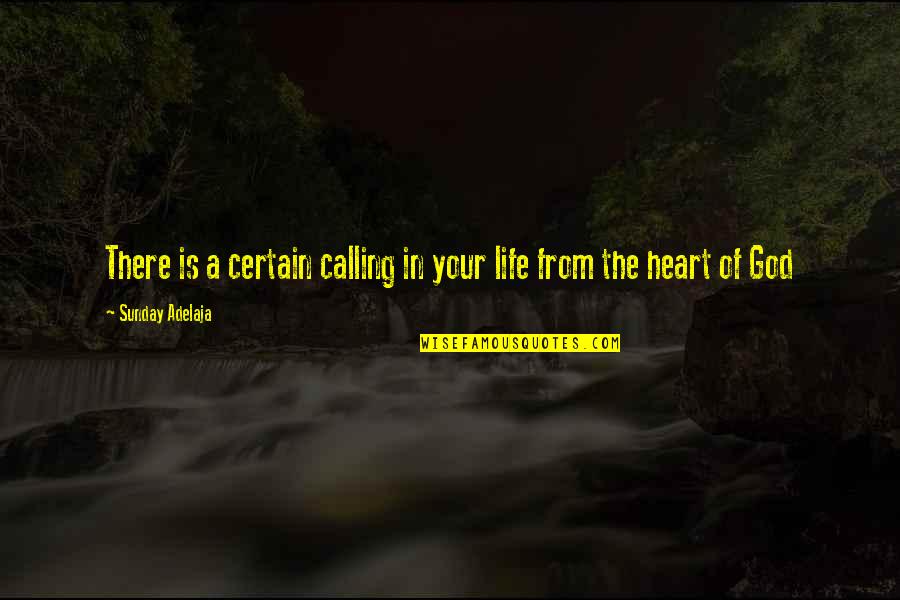 Your Life Calling Quotes By Sunday Adelaja: There is a certain calling in your life