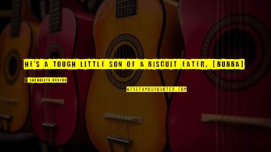 Your Little Son Quotes By Sherrilyn Kenyon: He's a tough little son of a biscuit Your Little Son Quotes By Sherrilyn Kenyon: He's a tough little son of a biscuit