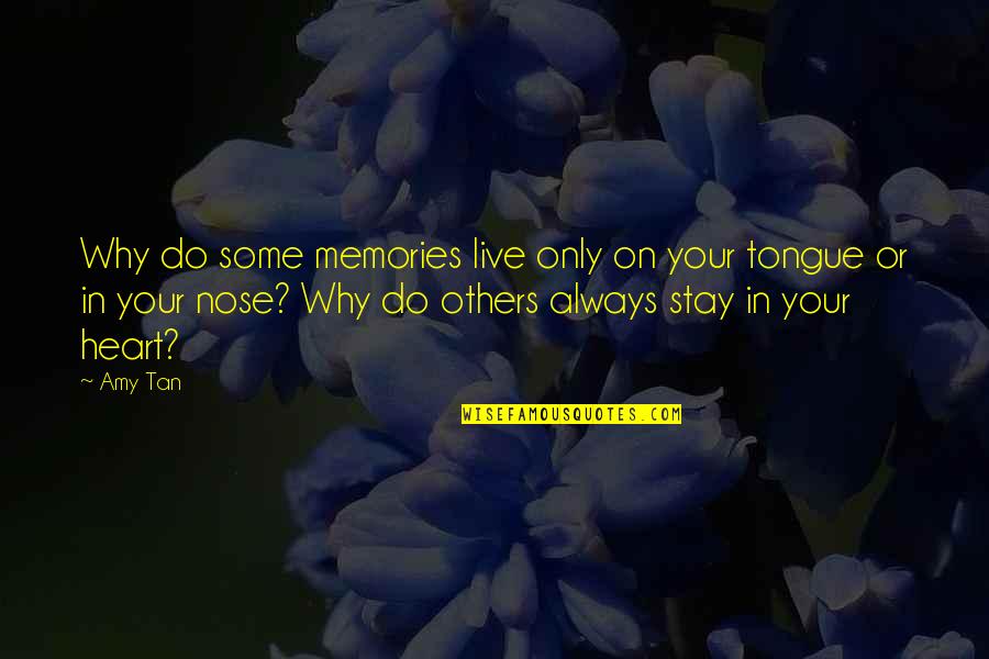 Your Memories Quotes By Amy Tan: Why do some memories live only on your Your Memories Quotes By Amy Tan: Why do some memories live only on your
