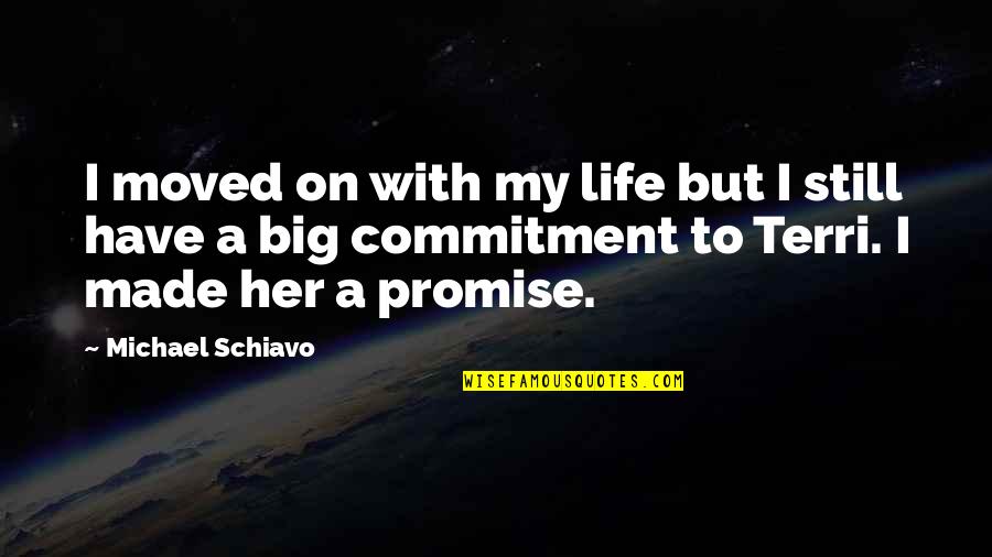 Your Profile Headline Quotes By Michael Schiavo: I moved on with my life but I