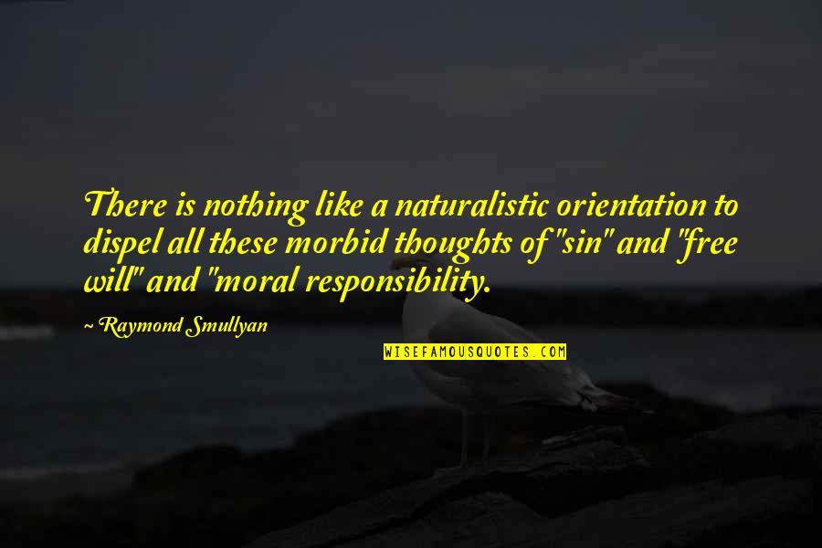 Your Sin Will Quotes By Raymond Smullyan: There is nothing like a naturalistic orientation to