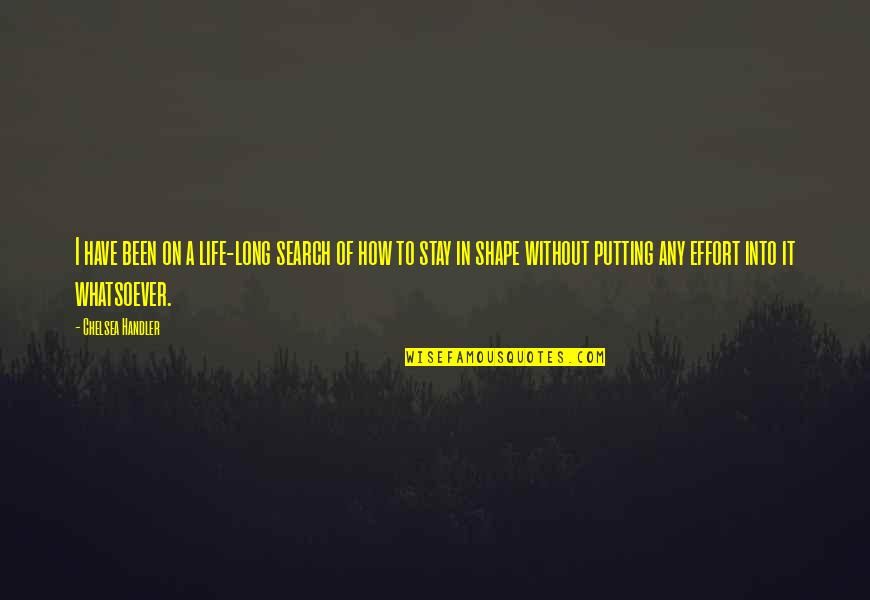 Your Thoughts Become Things Quotes By Chelsea Handler: I have been on a life-long search of