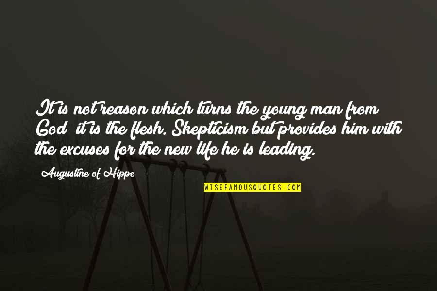 Your Young Son Quotes By Augustine Of Hippo: It is not reason which turns the young