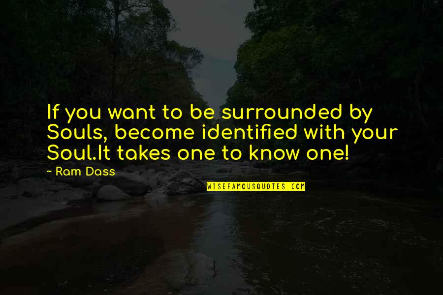 You're All Surrounded Quotes By Ram Dass: If you want to be surrounded by Souls, You're All Surrounded Quotes By Ram Dass: If you want to be surrounded by Souls,