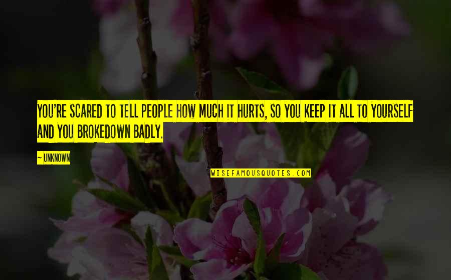You're Scared Quotes By Unknown: You're scared to tell people how much it You're Scared Quotes By Unknown: You're scared to tell people how much it