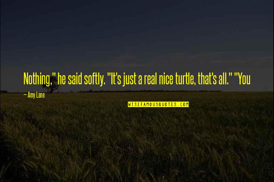 Yousaf Ali Quotes By Amy Lane: Nothing," he said softly. "It's just a real
