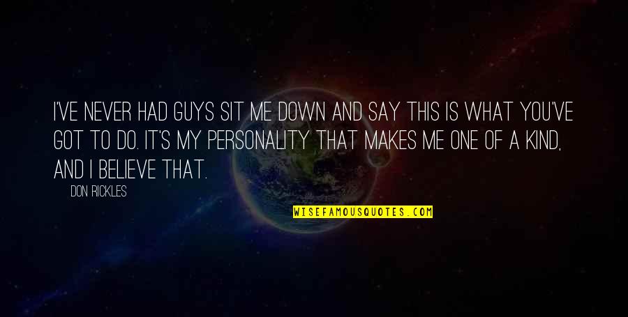 Yousaf Jan Quotes By Don Rickles: I've never had guys sit me down and