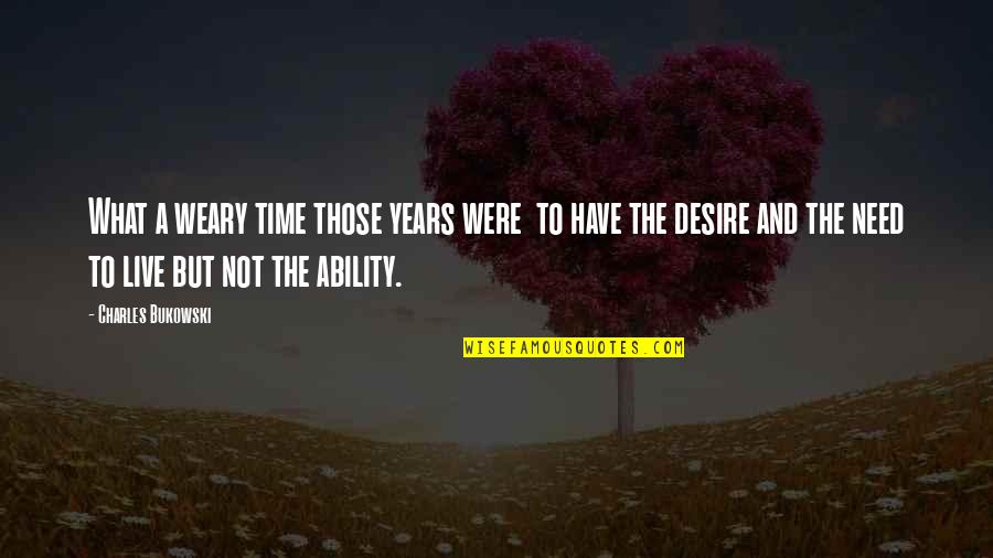 Youth And Time Quotes By Charles Bukowski: What a weary time those years were to Youth And Time Quotes By Charles Bukowski: What a weary time those years were to