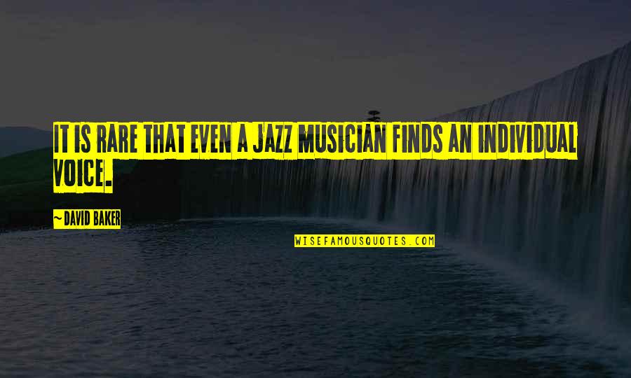 Youtube Five Things Men Will Tell You Quotes By David Baker: It is rare that even a jazz musician