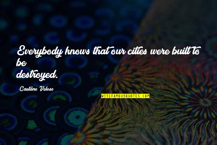 Yoyos For Kids Quotes By Caetano Veloso: Everybody knows that our cities were built to Yoyos For Kids Quotes By Caetano Veloso: Everybody knows that our cities were built to