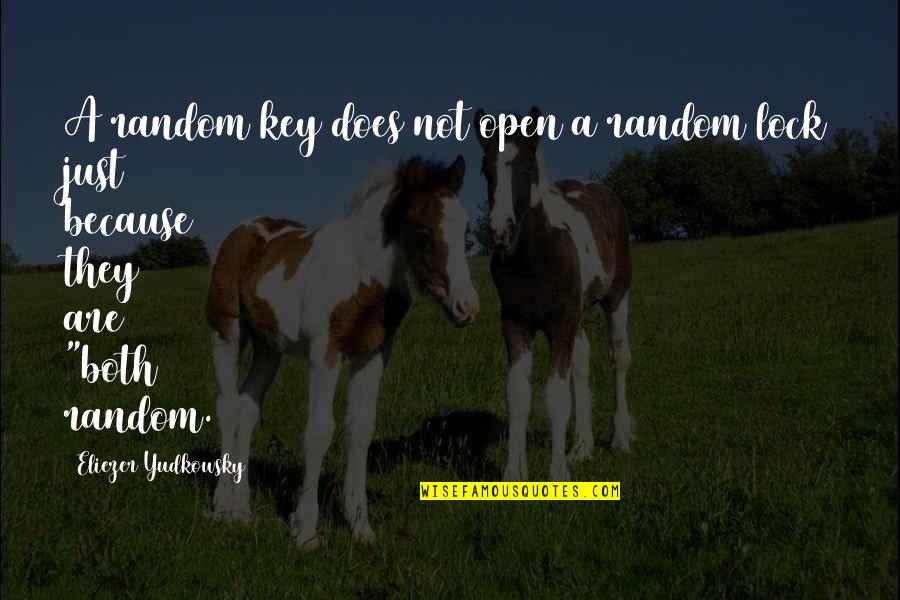 Yudkowsky Quotes By Eliezer Yudkowsky: A random key does not open a random