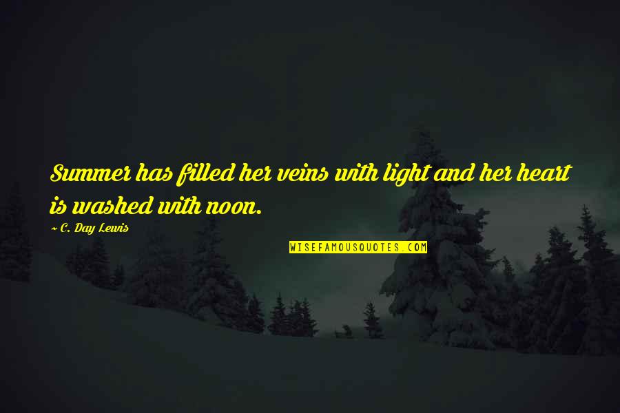 Yuleisy Coca Quotes By C. Day Lewis: Summer has filled her veins with light and