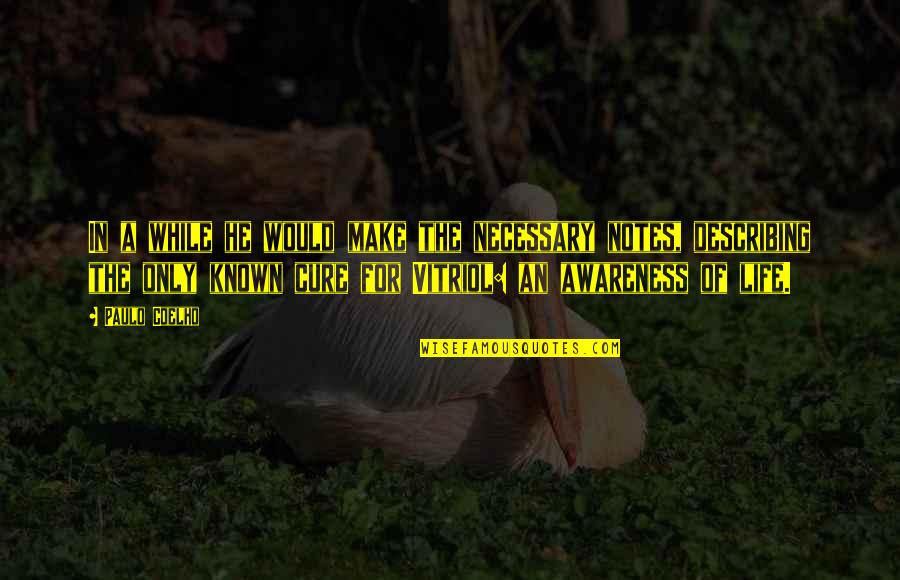 Yutupa Quotes By Paulo Coelho: In a while he would make the necessary