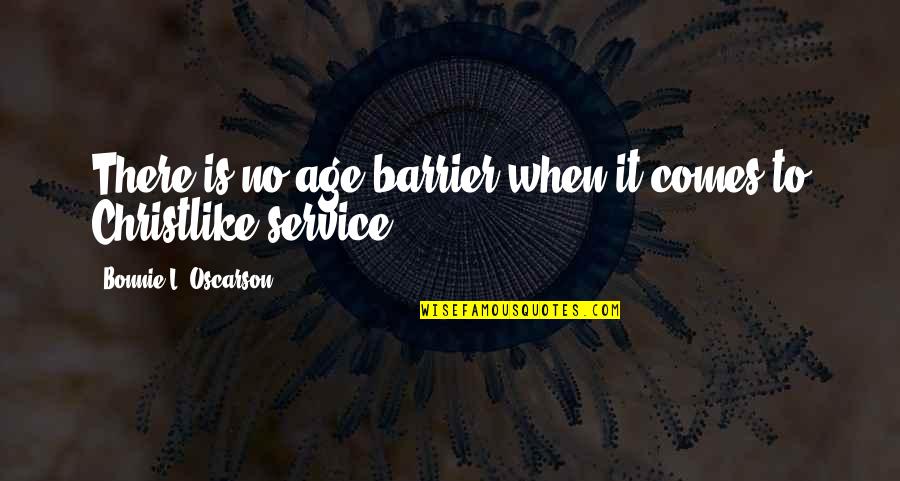 Zacconi Espresso Quotes By Bonnie L. Oscarson: There is no age barrier when it comes Zacconi Espresso Quotes By Bonnie L. Oscarson: There is no age barrier when it comes