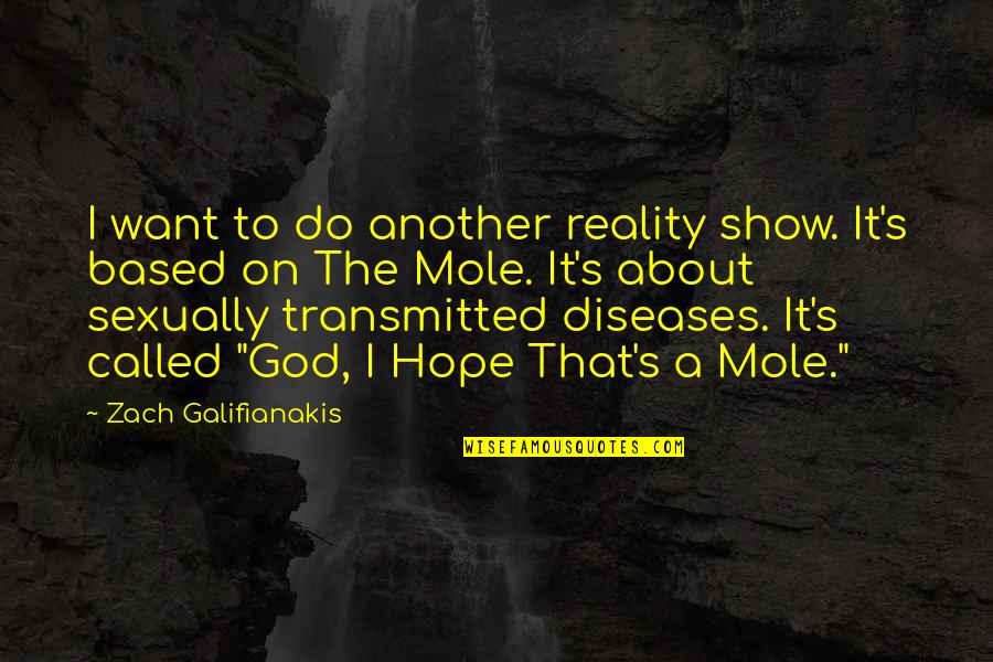 Zach Galifianakis Quotes By Zach Galifianakis: I want to do another reality show. It's