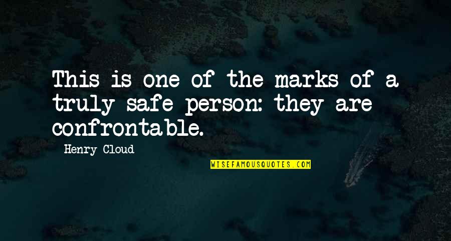 Zafarano Starbucks Quotes By Henry Cloud: This is one of the marks of a