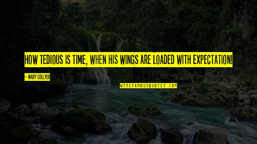 Zag Ziglar Quotes By Mary Collyer: How tedious is time, when his wings are