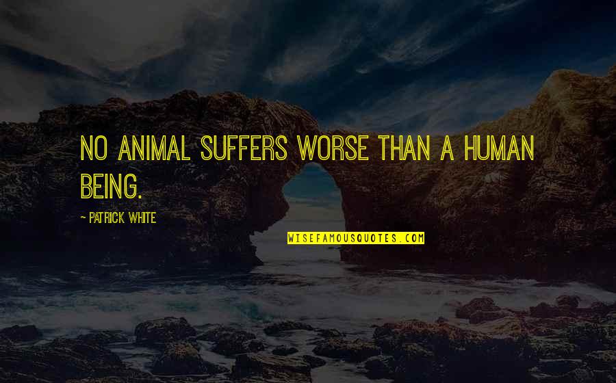 Zajdel Janusz Quotes By Patrick White: No animal suffers worse than a human being. Zajdel Janusz Quotes By Patrick White: No animal suffers worse than a human being.