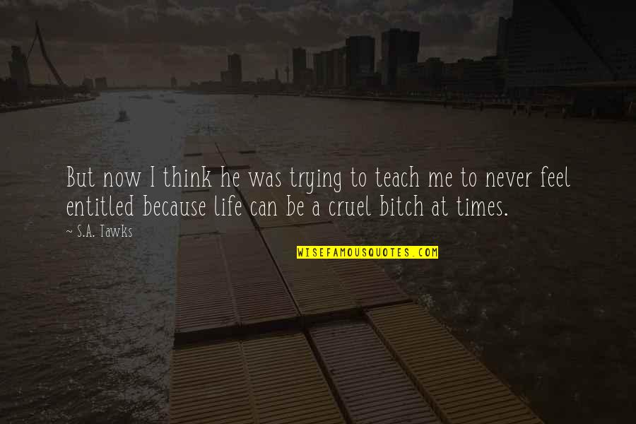 Zaldy Realubit Quotes By S.A. Tawks: But now I think he was trying to Zaldy Realubit Quotes By S.A. Tawks: But now I think he was trying to