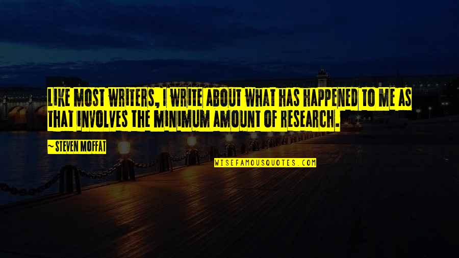 Zaljubljenost Psihologija Quotes By Steven Moffat: Like most writers, I write about what has Zaljubljenost Psihologija Quotes By Steven Moffat: Like most writers, I write about what has