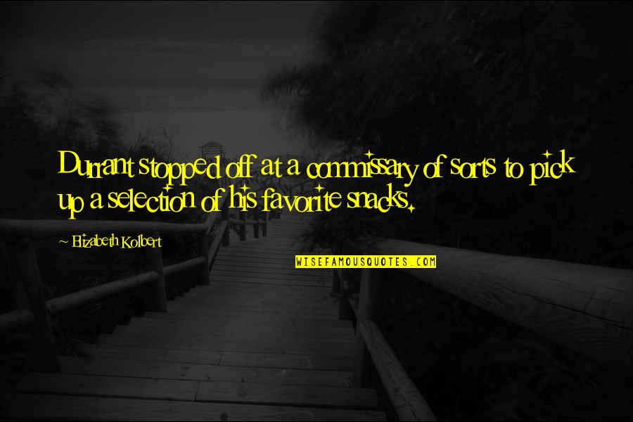 Zanahorias Beneficios Quotes By Elizabeth Kolbert: Durrant stopped off at a commissary of sorts Zanahorias Beneficios Quotes By Elizabeth Kolbert: Durrant stopped off at a commissary of sorts