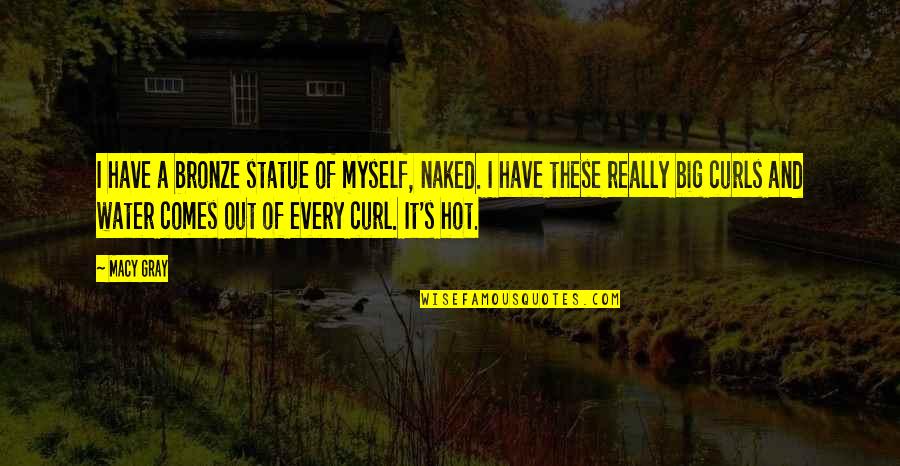 Zarapes Quotes By Macy Gray: I have a bronze statue of myself, naked. Zarapes Quotes By Macy Gray: I have a bronze statue of myself, naked.