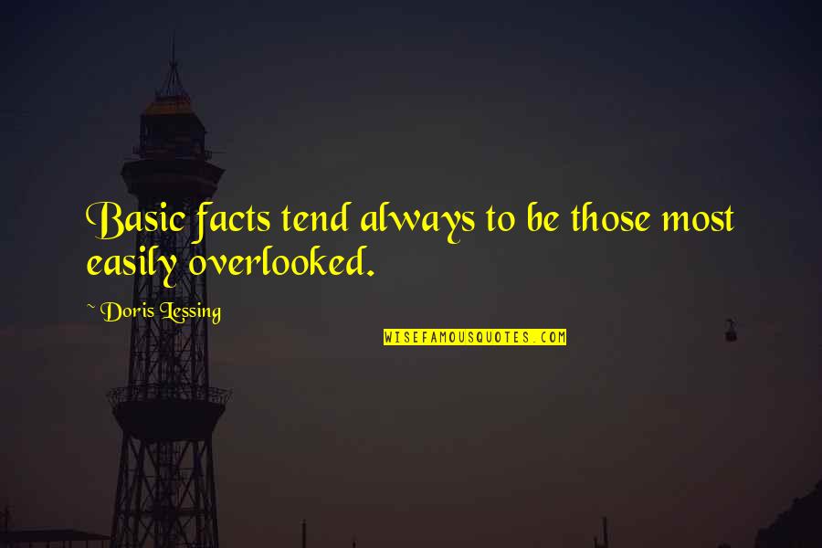 Zarathustra's Quotes By Doris Lessing: Basic facts tend always to be those most Zarathustra's Quotes By Doris Lessing: Basic facts tend always to be those most