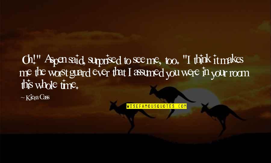 Zarganar Quotes By Kiera Cass: Oh!" Aspen said, surprised to see me, too. Zarganar Quotes By Kiera Cass: Oh!" Aspen said, surprised to see me, too.
