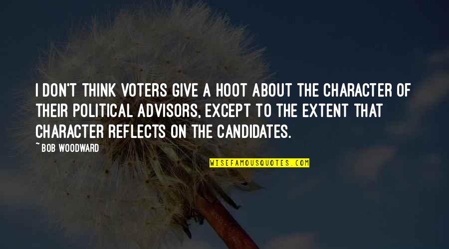 Zarzour Obituary Quotes By Bob Woodward: I don't think voters give a hoot about Zarzour Obituary Quotes By Bob Woodward: I don't think voters give a hoot about