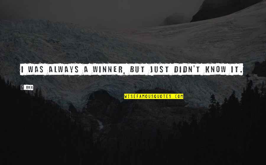Zeker Management Quotes By DMX: I was always a winner, but just didn't