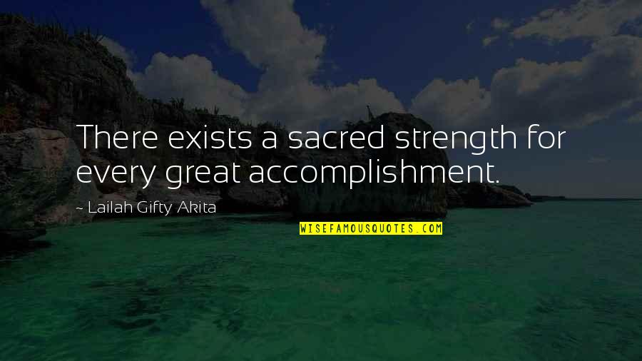 Zenzile Makeba Quotes By Lailah Gifty Akita: There exists a sacred strength for every great Zenzile Makeba Quotes By Lailah Gifty Akita: There exists a sacred strength for every great