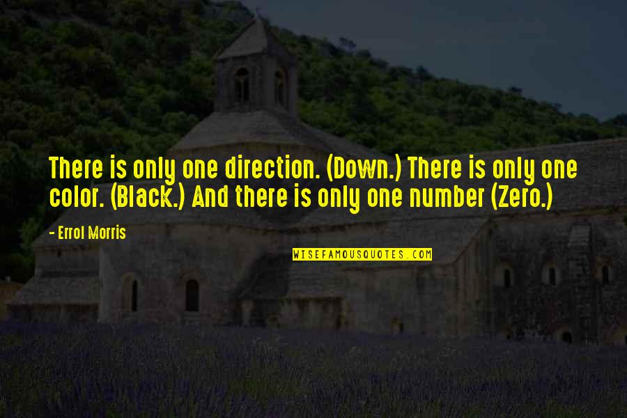 Zero To One Quotes By Errol Morris: There is only one direction. (Down.) There is