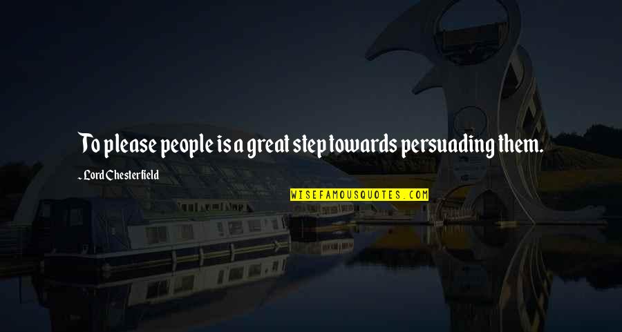 Zersenay Tadeses Height Quotes By Lord Chesterfield: To please people is a great step towards Zersenay Tadeses Height Quotes By Lord Chesterfield: To please people is a great step towards