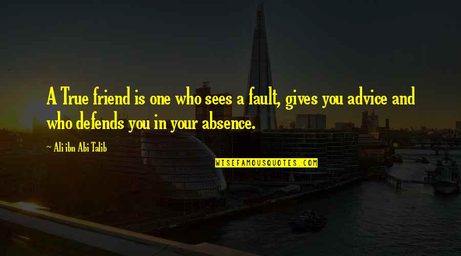 Zetti Noodle Quotes By Ali Ibn Abi Talib: A True friend is one who sees a Zetti Noodle Quotes By Ali Ibn Abi Talib: A True friend is one who sees a