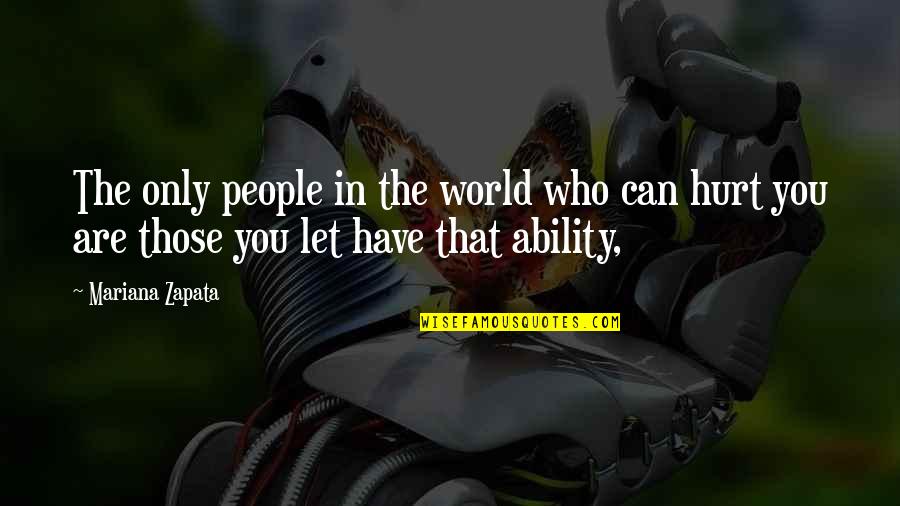 Zeyir Mehdizad Nin Mahnilari Quotes By Mariana Zapata: The only people in the world who can