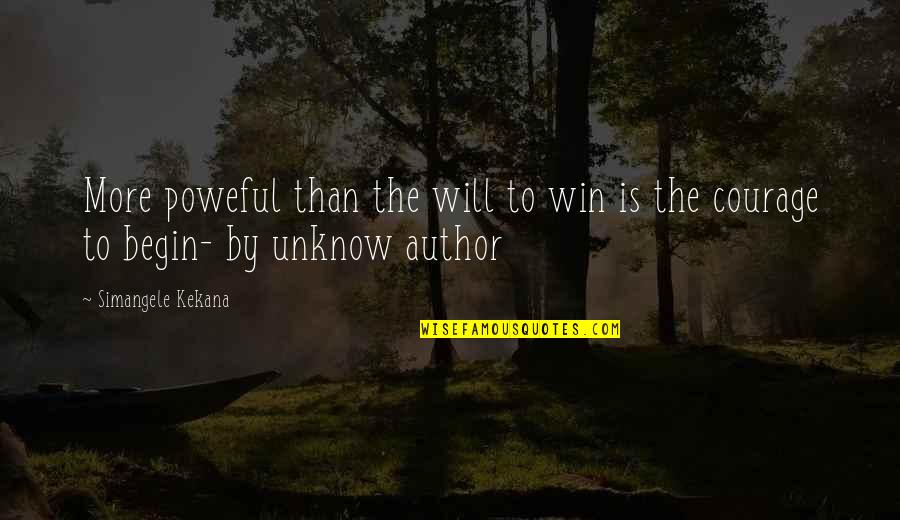 Zharfar Quotes By Simangele Kekana: More poweful than the will to win is Zharfar Quotes By Simangele Kekana: More poweful than the will to win is