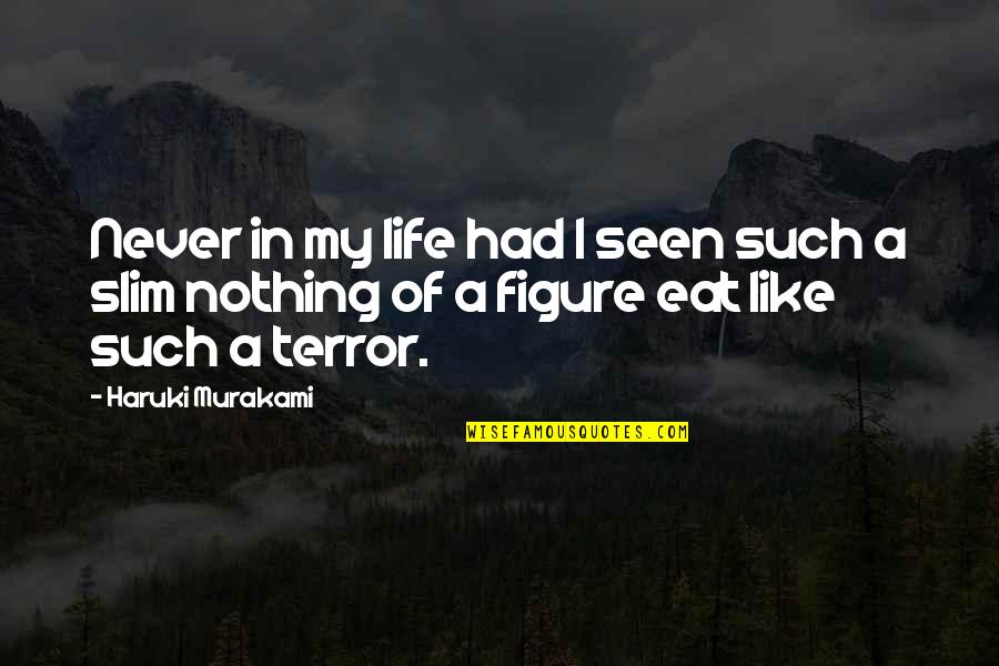 Zhicheng Public Interest Quotes By Haruki Murakami: Never in my life had I seen such