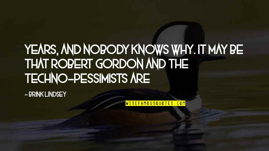 Zico Inspirational Quotes By Brink Lindsey: Years, and nobody knows why. It may be