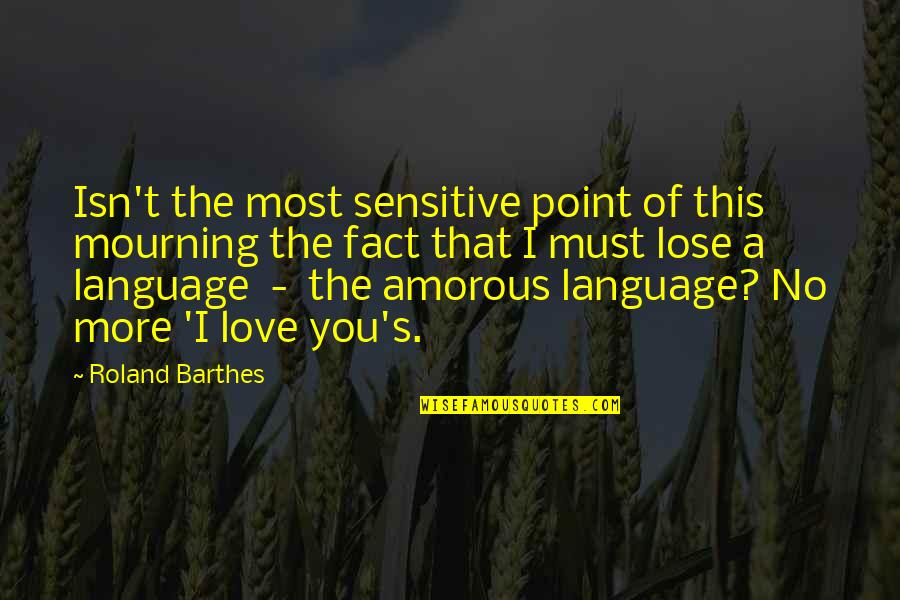 Zielinska Ewa Quotes By Roland Barthes: Isn't the most sensitive point of this mourning