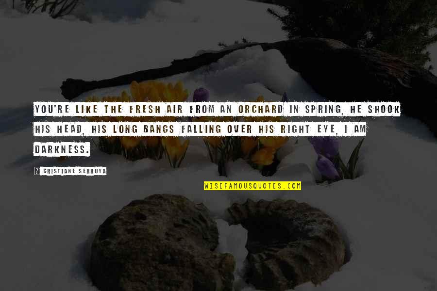 Ziljak Nikolina Quotes By Cristiane Serruya: You're like the fresh air from an orchard Ziljak Nikolina Quotes By Cristiane Serruya: You're like the fresh air from an orchard