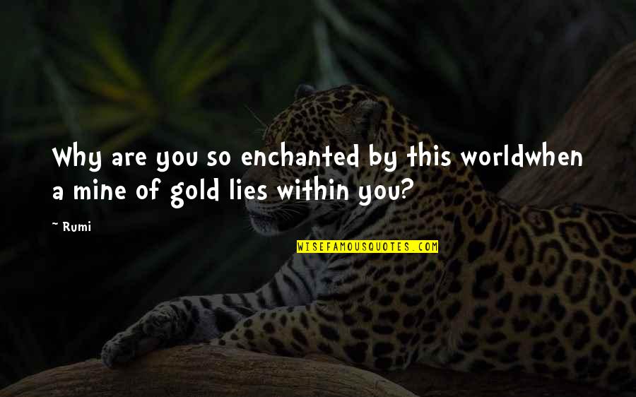 Zimske Cipele Quotes By Rumi: Why are you so enchanted by this worldwhen