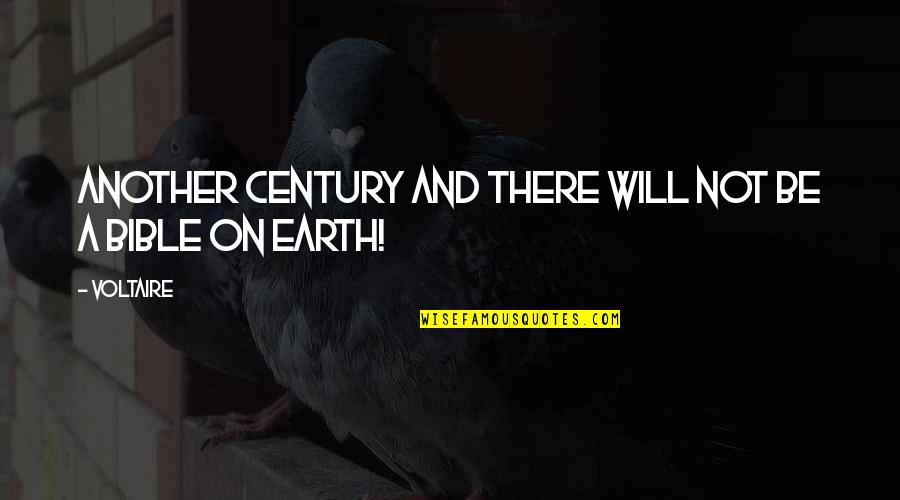 Zissy Youtube Quotes By Voltaire: Another century and there will not be a